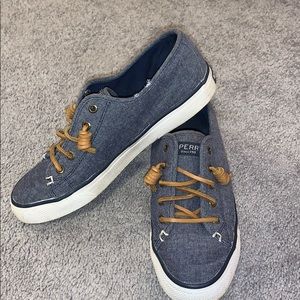Dark Blue Sperry Sneakers